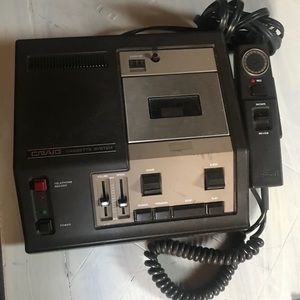 Craig Cassette system Player Recorder 2706A